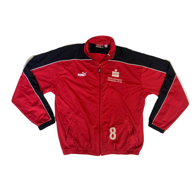 Vintage 90Er Jahre Rot Schwarz Nummer 8 Dfb T-Shirt Gr. Xl Von Puma von StateSideVintageUK
