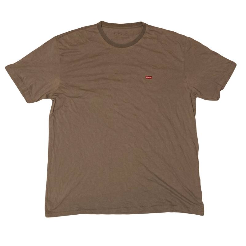 Vintage Y2K Levis Graues Olivgrünes T-Shirt Größe Xl von StateSideVintageUK