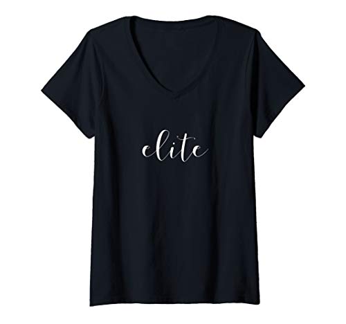 Damen Elite T-Shirt mit V-Ausschnitt von Statement Tees