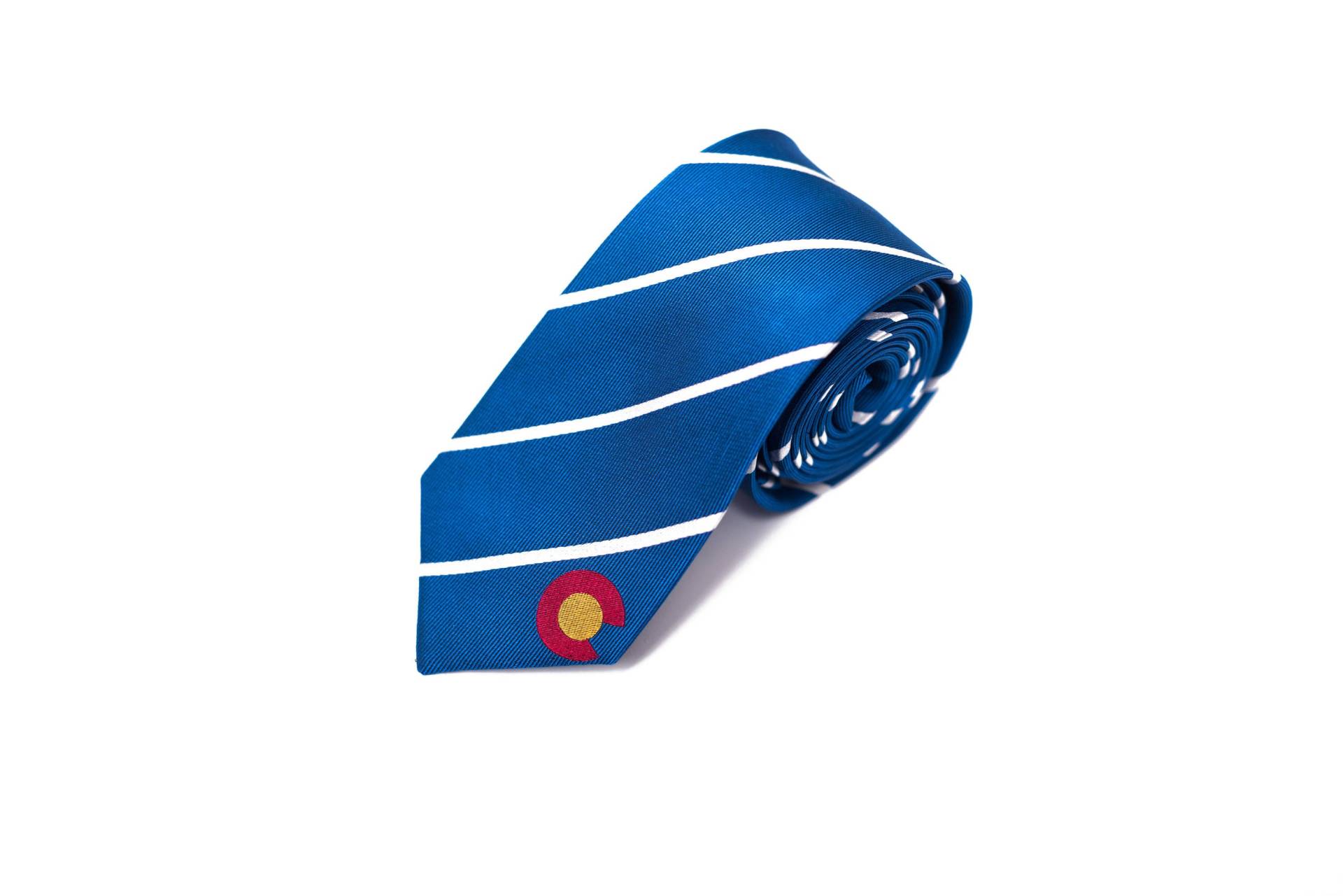 Colorado Enge Krawatte - 6, 5 cm Inspiriert Von Der Flagge Co Dünne Lds Missionar Nicht Personalisiert von StatesmanTies