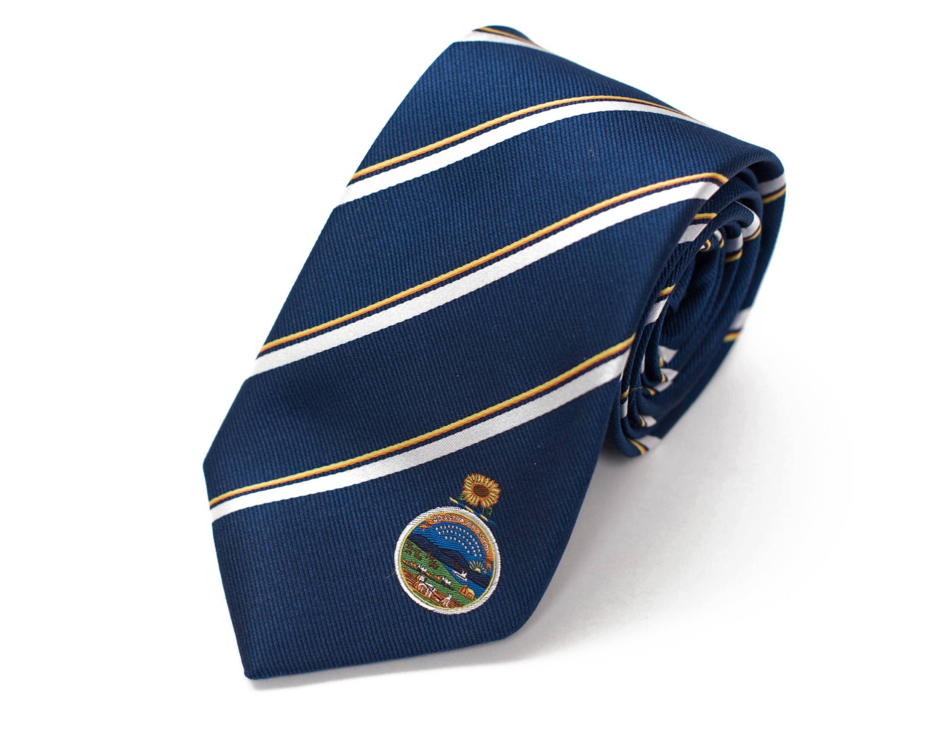 Kansas Krawatte - 3, 25 "- Inspiriert Von Der Flagge Ks Hlt Missionar Nicht Personalisiert von StatesmanTies