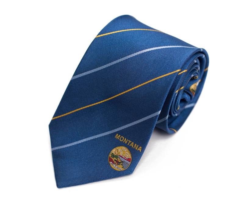 Montana Krawatte - 3, 25 "- Inspiriert Von Der Montana-Flagge Mt-Krawatte Hlt-Missionar Nicht Personalisiert von StatesmanTies