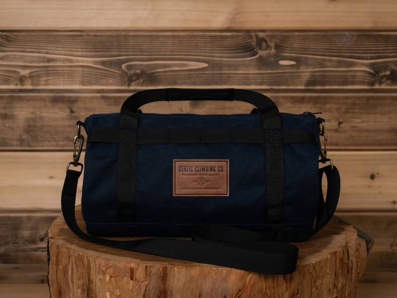 Gewachste Canvas 16"Mini Seesack | Navy Gewachste Canvas 16"Mini Seesack | Navy von StaticClimbing