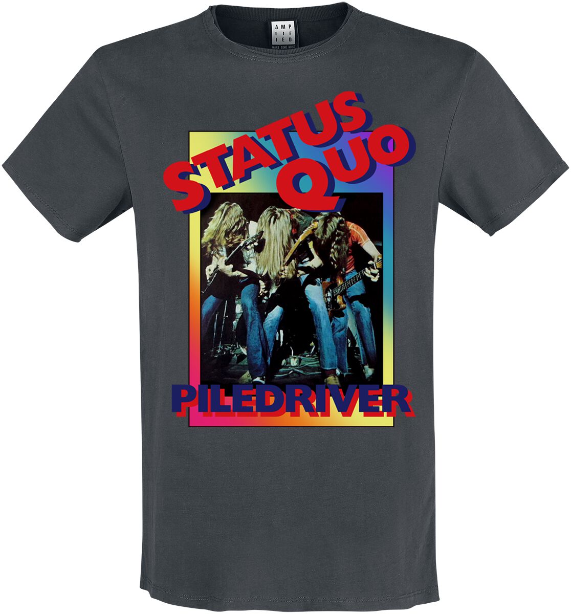 Status Quo Amplified Collection - Piledriver T-Shirt charcoal in M Status Quo Amplified Collection - Piledriver T-Shirt charcoal in M von Status Quo