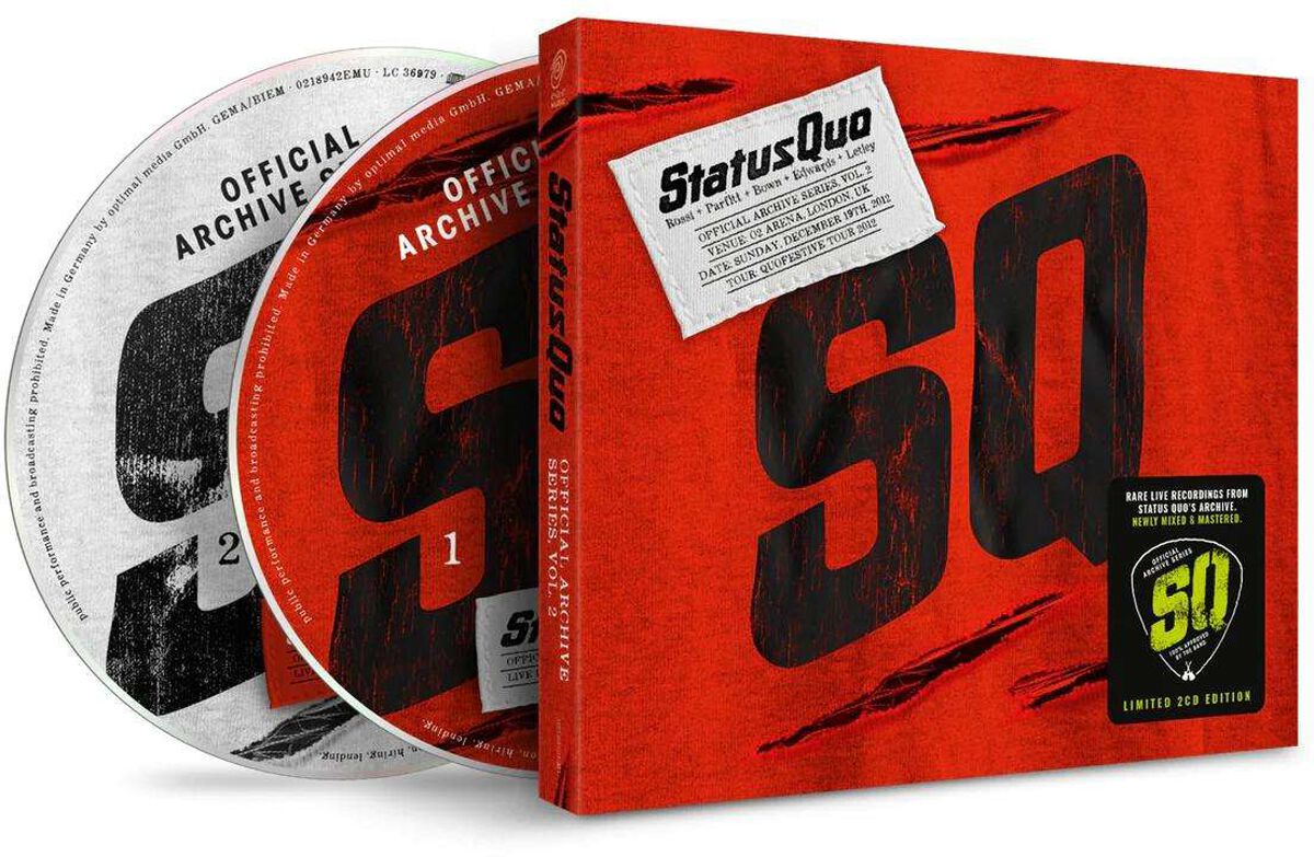 Status Quo Official Archive Series Vol.2 - Live In London 2012 CD multicolor Status Quo Official Archive Series Vol.2 - Live In London 2012 CD multicolor von Status Quo