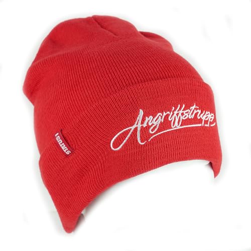 Status1 Feuerwehr Angriffstrupp Beanie | Strickmütze | Wintermütze | Unisex | Lebensretter von Status1