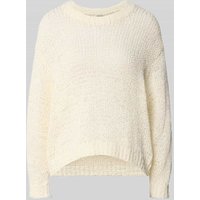 Staud Strickpullover mit gerippten Abschlüssen Modell 'CALA' in Beige, Größe M von Staud