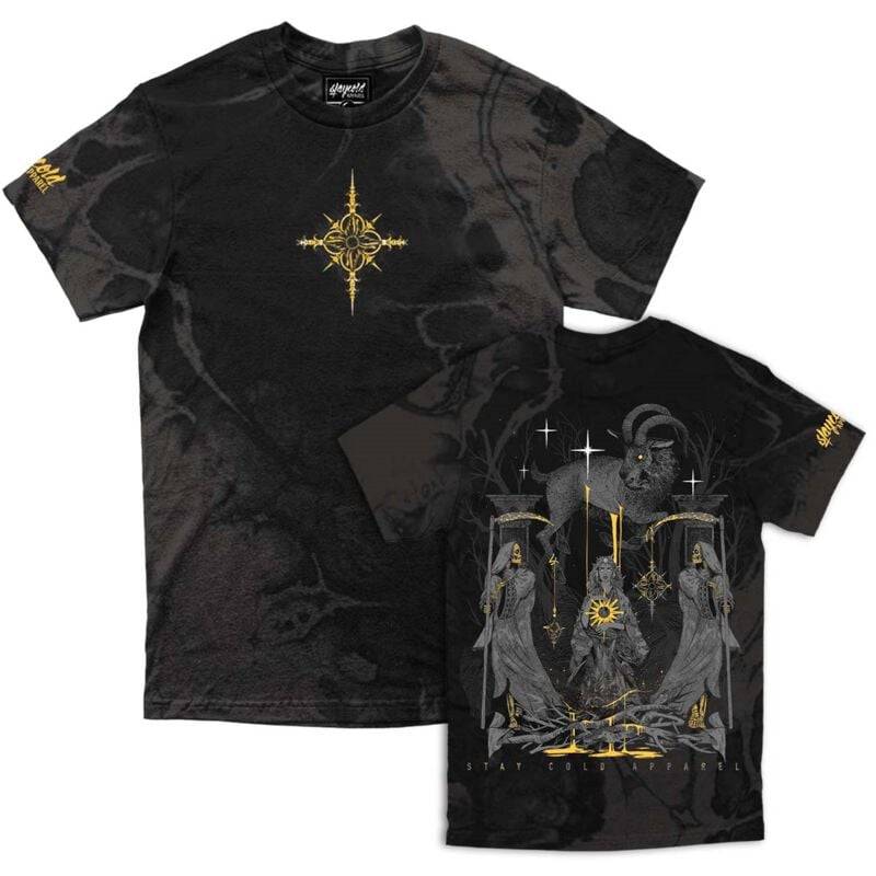 Stay Cold Apparel Full Moon Ritual - Customized Regular T-Shirt 200 GSM T-Shirt schwarz in 3XL von Stay Cold Apparel