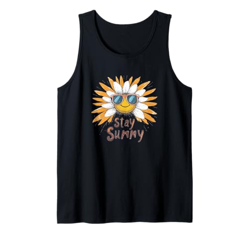 Lustiges Gänseblümchen mit kräftigen Farbtönen Kostüm für Jungen und Mädchen Tank Top Lustiges Gänseblümchen mit kräftigen Farbtönen Kostüm für Jungen und Mädchen Tank Top von Stay Sunny Outfit