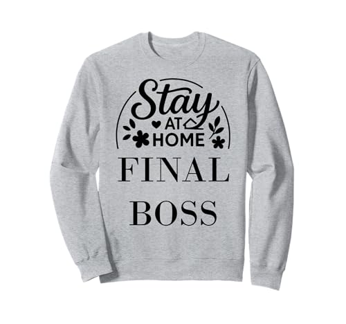 Bleib zu Hause Final Boss Geeignet für Kinder, Männer, Frauen. Sweatshirt Bleib zu Hause Final Boss Geeignet für Kinder, Männer, Frauen. Sweatshirt von Stay at Home Humor Gifts