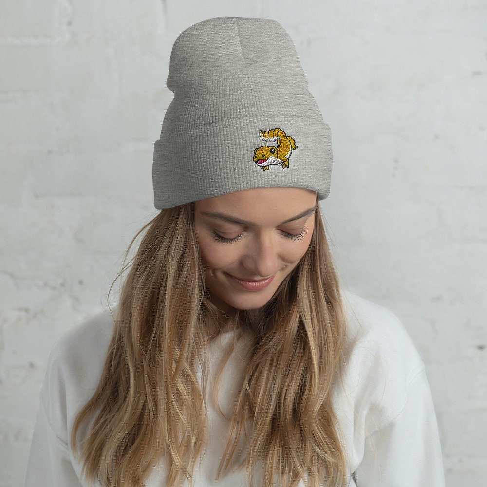 Gecko Beanie, Mütze, Liebhaber, Geschenk, Süßer Gecko, Lustiger Winter, Mama, Kawaii von StayPawsome