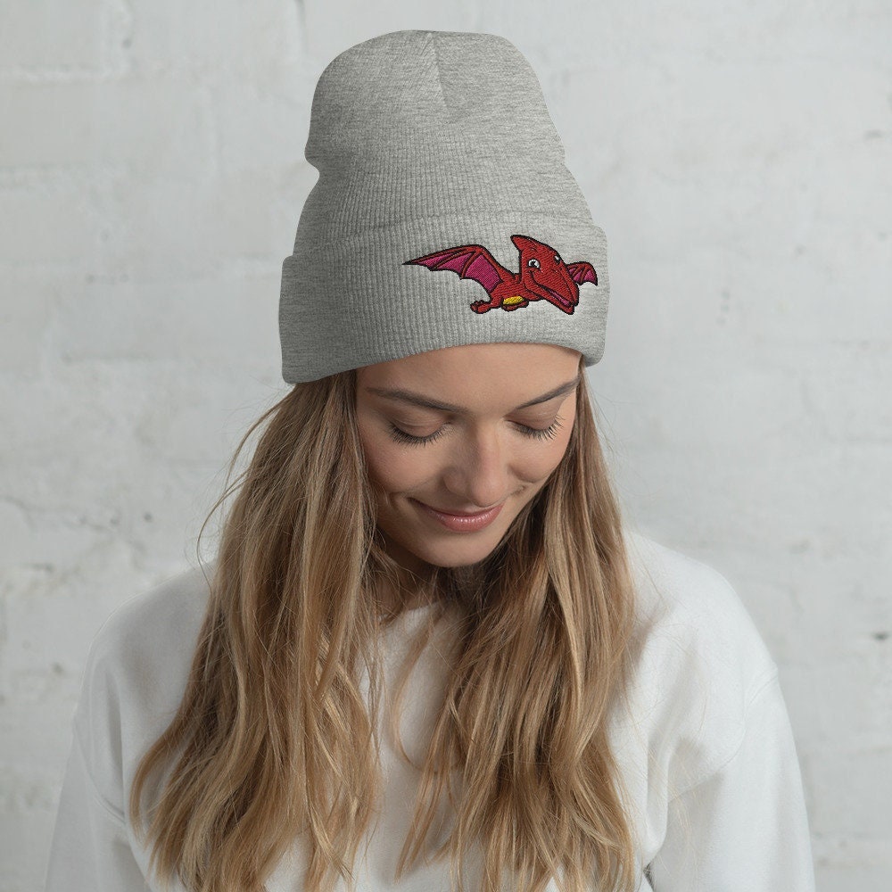 Pteradatyl Beanie, Mütze, Liebhaber, Geschenk, Süßer Pteradatyl, Lustiger Winter, Kawaii von StayPawsome