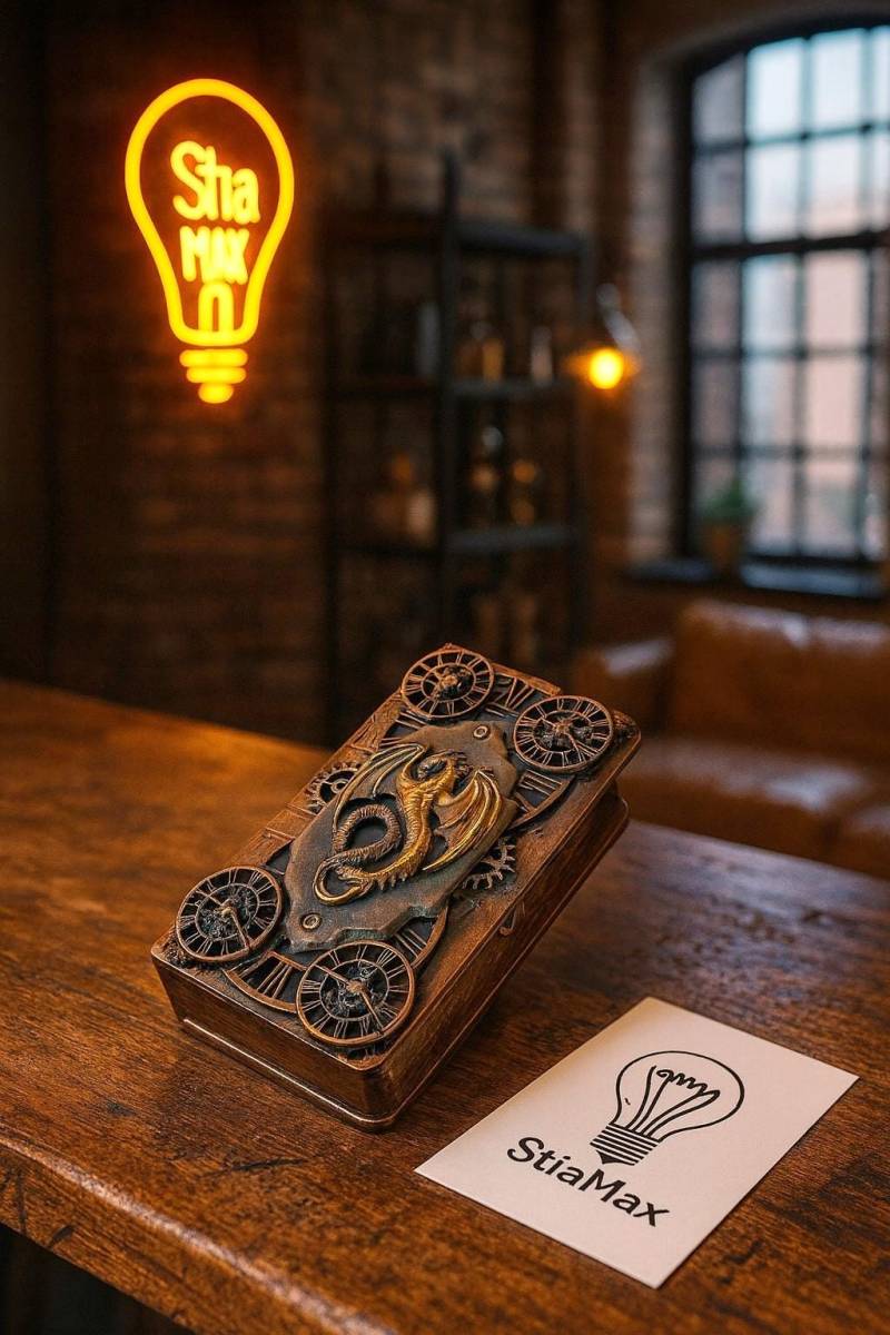 Exklusiver Steampunk-Visitenkartenhalter, Visitenkartenbuch-Geschenkbox Aus Holz, Box Für Männer, Ihn, Geschenk Männer Exklusiver Steampunk-Visitenkartenhalter, Visitenkartenbuch-Geschenkbox Aus Holz, Box Für Männer, Ihn, Geschenk Männer von SteaMax