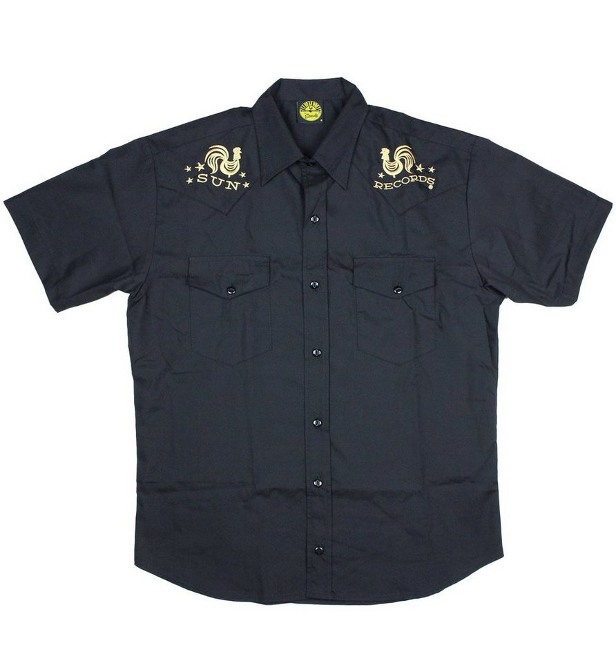 Steady Clothing Kurzarmhemd Rooster Crow Vintage Western Shirt Retro Rockabilly Sun Records von Steady Clothing