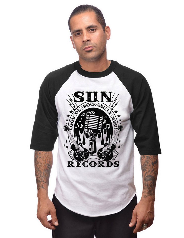 Steady Clothing T-Shirt Rockabilly Music Raglan von Steady Clothing