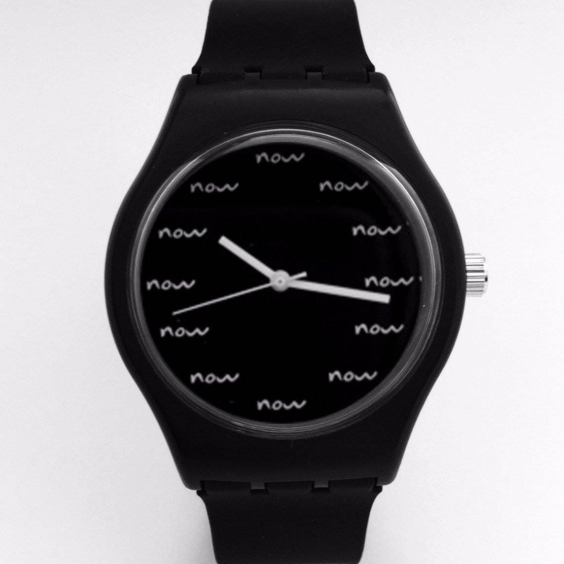 Armbanduhr Real Now Schwarz Armbanduhr Real Now Schwarz von StealTimeBack