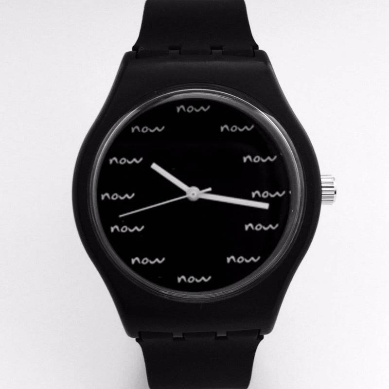 Armbanduhr Real Now Schwarz Armbanduhr Real Now Schwarz von StealTimeBack