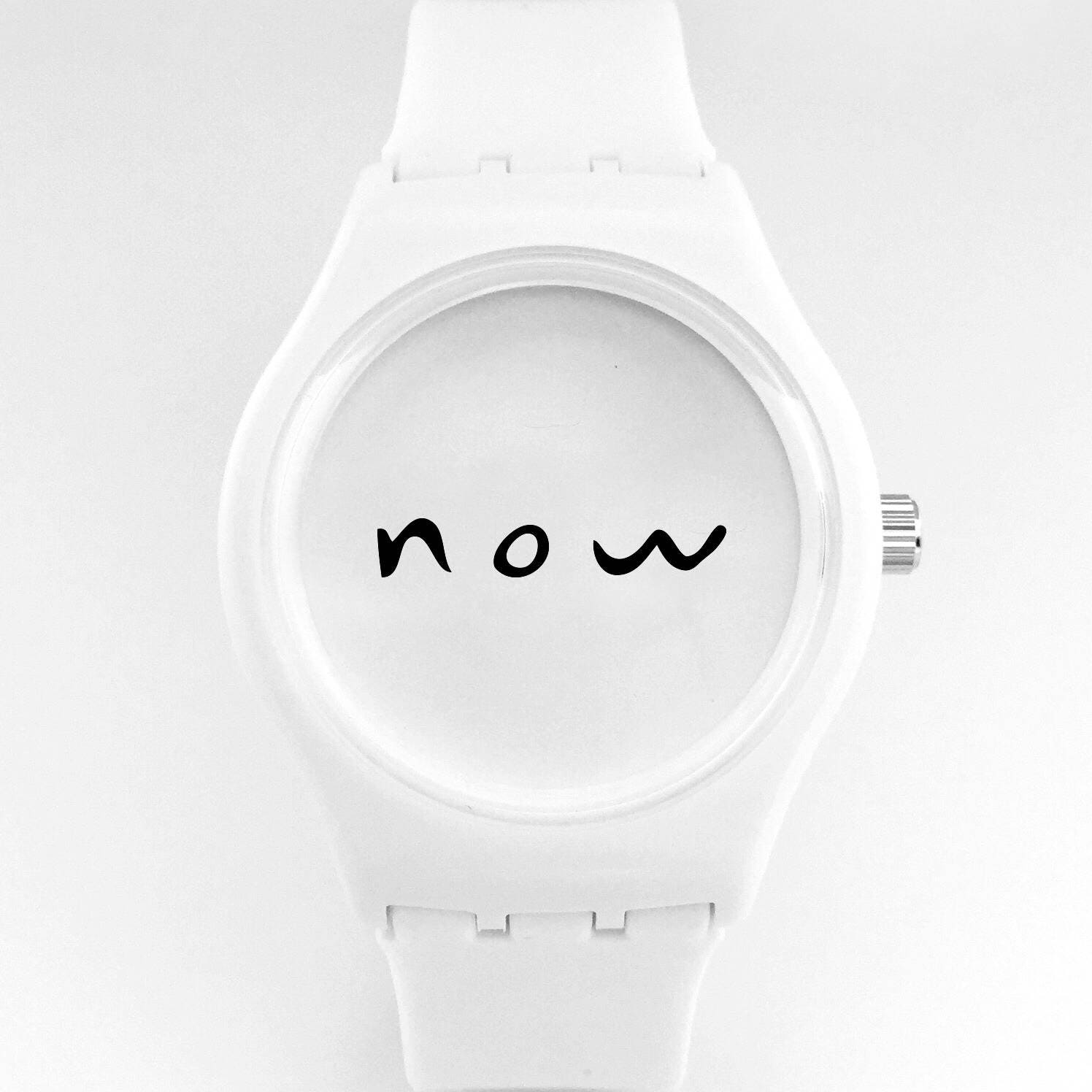 Now Armbanduhr in Weiß Now Armbanduhr in Weiß von StealTimeBack