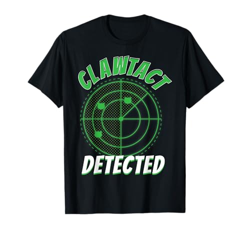 Clawtact Detected Lustiges Katzen-Radar-Wortspiel für Herren und Damen T-Shirt Clawtact Detected Lustiges Katzen-Radar-Wortspiel für Herren und Damen T-Shirt von Stealth Mode Activated Funny Cat Radar Apparel