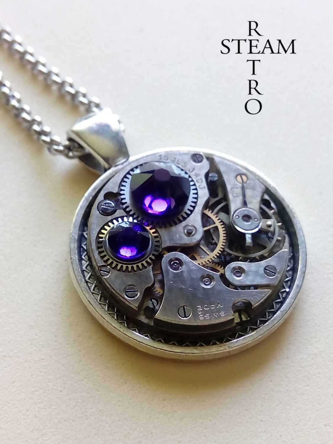 Weinlese Fire Opalsteampunk Halskette - Steampunk Von Steamretro -Personalized Schmuck Weihnachtsgeschenk Weinlese Fire Opalsteampunk Halskette - Steampunk Von Steamretro -Personalized Schmuck Weihnachtsgeschenk von SteamRetro