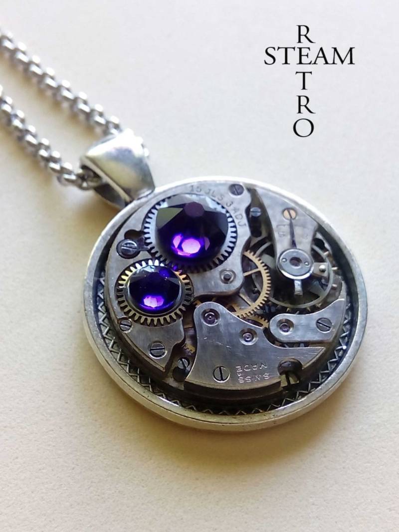 Weinlese Fire Opalsteampunk Halskette - Steampunk Von Steamretro -Personalized Schmuck Weihnachtsgeschenk Weinlese Fire Opalsteampunk Halskette - Steampunk Von Steamretro -Personalized Schmuck Weihnachtsgeschenk von SteamRetro
