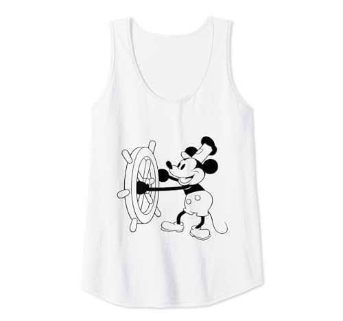 Damen Dampfboot Willie Mickey Tank Top von Steamboat Willie Mickey Shirts