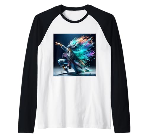 Fantasy Junges tanzendes Mädchen Raglan von Steampunk Cool Vintage Creations