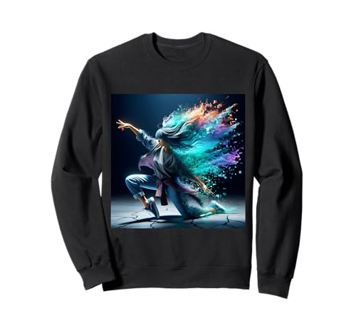 Fantasy Junges tanzendes Mädchen Sweatshirt von Steampunk Cool Vintage Creations