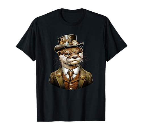 Steampunk Otter Damen Herren Kinder Steampunk Otter T-Shirt Steampunk Otter Damen Herren Kinder Steampunk Otter T-Shirt von Steampunk Designs Women Men Kids