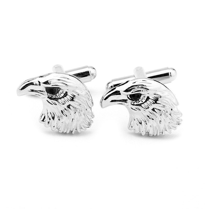 Silber Oder Gold Eagle Manschettenknöpfe/Tiere Cuff Links Für Männer Herren Geschenk Scout von SteampunkArtStudio