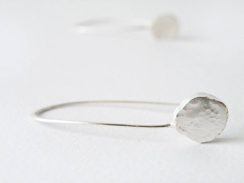 Baumeln Ohrringe Geschenk-Ideen Für Frauen, Bio-Recycling-Silberohrringe von SteamyLab