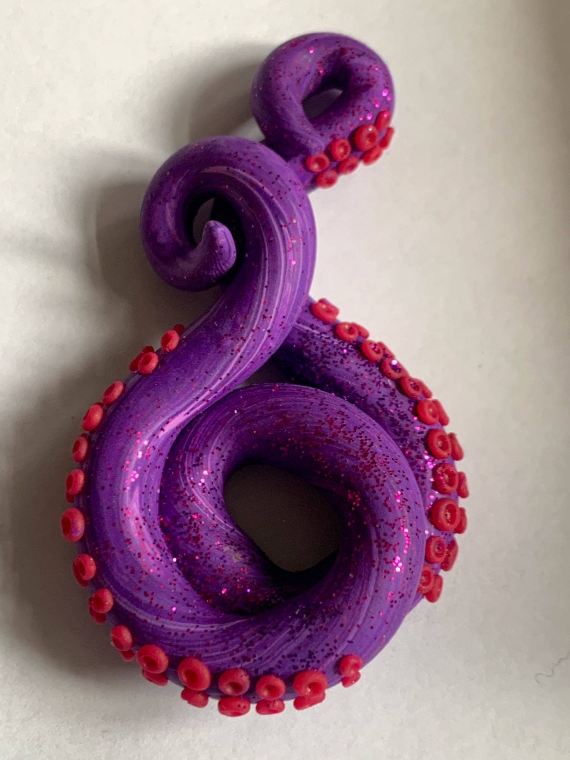 Oktopus Tentakel Anhänger, Handgemachter Polymer Clay Schmuck Kraken, Marine Tier Halskette, Charme Schmuck, Fimo, Pendant Oktopus Tentakel Anhänger, Handgemachter Polymer Clay Schmuck Kraken, Marine Tier Halskette, Charme Schmuck, Fimo, Pendant von SteamyWonders