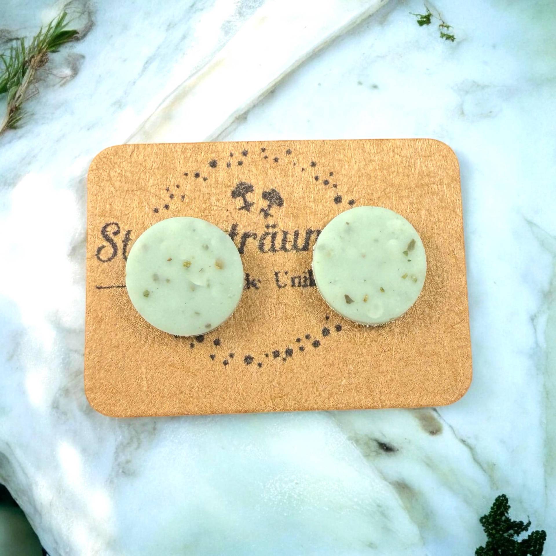 Handgemachte Polymer Clay Ohrringe Mit Kunststoffstab | Für Allergiker Geeignet Hautfreundlich Leicht Und Hypoallergen Handmade Ohrschmuck von Steckertraeumchen