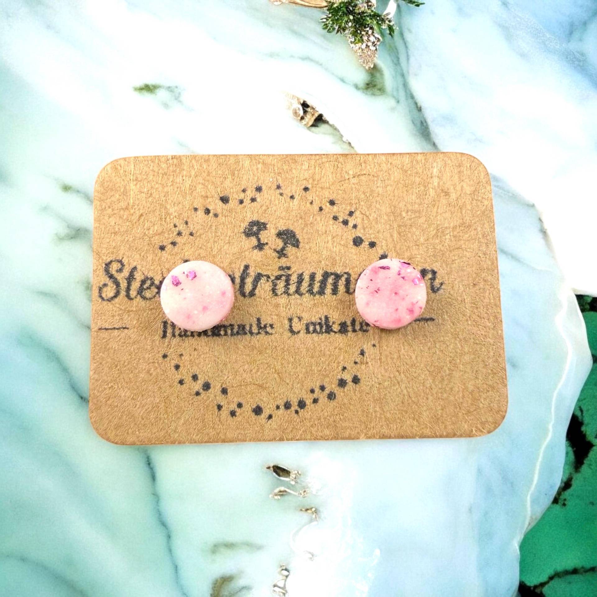 Handgemachte Polymer Clay Ohrringe Mit Kunststoffstab | Für Allergiker Geeignet Hautfreundlich Leicht Und Hypoallergen Handmade Ohrschmuck von Steckertraeumchen