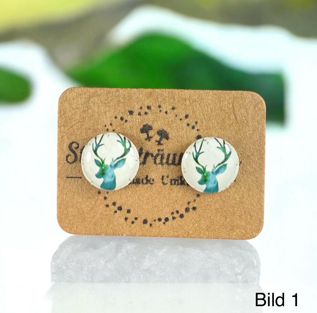 Reh Ohrstecker 8mm Resin | Handgemachte Kinderohrringe Mädchen Epoxidharz Ohrschmuck Niedliches Geschenk Weihnachten Reh Ohrstecker 8mm Resin | Handgemachte Kinderohrringe Mädchen Epoxidharz Ohrschmuck Niedliches Geschenk Weihnachten von Steckertraeumchen