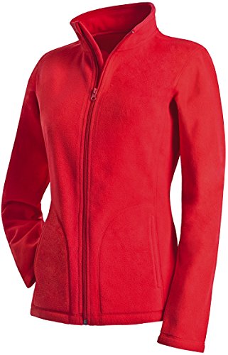 Stedman Apparel Damen Active Fleece Jacket/ST5100 Sweatshirt, scharlachrot, 36 von Stedman Apparel