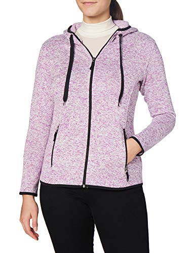 Stedman Apparel Damen Sweatshirt Active Knit Fleece Jacket/ST5950 Einfarbig, Lila Melange, Medium (Herstellergröße: Medium) von Stedman