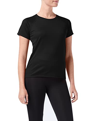 Stedman Apparel Damen Sport T-Shirt Active 140 Raglan/st8500, Schwarz (Black Opal), Medium von Stedman