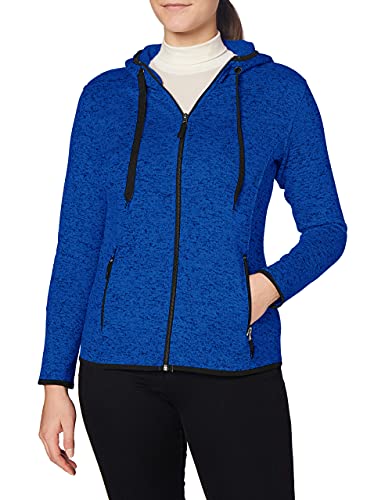 Stedman Apparel Damen Sportpullover Active Knit Fleece Jacket/ST5950, Blau (Blue Melange), Large (Herstellergröße: Large) von Stedman Apparel