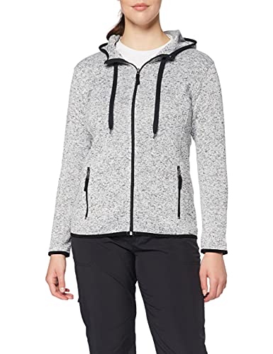 Stedman Apparel Damen Sweatshirt Active Knit Fleece Jacket/ST5950 Einfarbig, Hellgrau-meliert, Large (Herstellergröße: Large) von Stedman Apparel