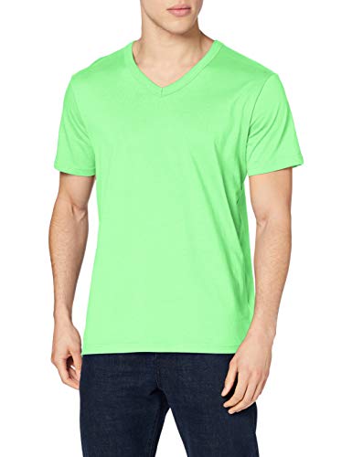 Stedman Apparel Herren Ben (V-Neck)/ST9010 Premium T-Shirt, Neongrün, XXL von Stedman