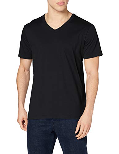 Stedman Herren Ben (V-Neck)/ST9010 Premium T-Shirt, Schwarzer Opal, M von Stedman