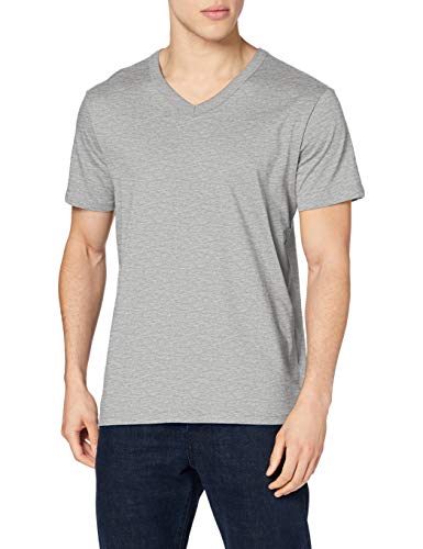 Stedman Apparel Herren Ben (V-Neck)/St9010 Premium T-Shirt, Grey Heather, L von Stedman