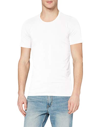 Stedman Herren Clive (Crew Neck)/ST9600 Premium T-Shirt, weiß, L von Stedman
