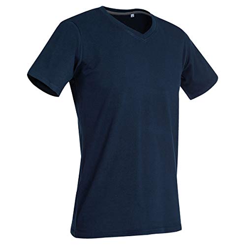 Stedman Apparel Herren Clive (V-Neck)/ST9610 Premium T-Shirt, Marineblau, M von Stedman Apparel
