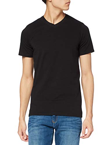 Stedman Apparel Herren Clive (V-Neck)/ST9610 Premium T-Shirt, Schwarzer Opal, M von Stedman Apparel