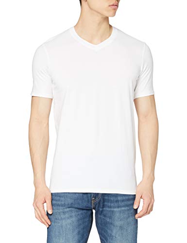Stedman Apparel Herren Clive (V-Ausschnitt) / St9610 Premium T-Shirt, weiß, M von Stedman Apparel