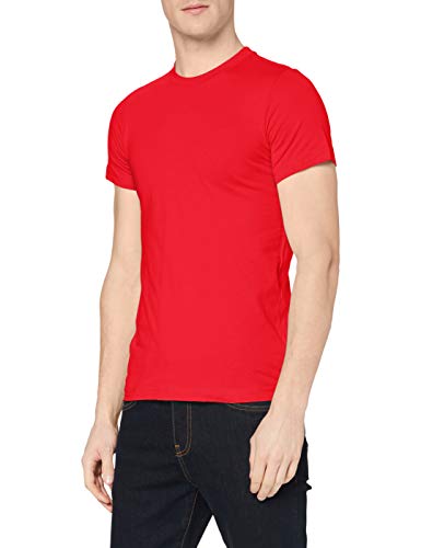 Stedman Apparel Herren James (Crew Neck)/ST9200 Premium T-Shirt, Pepper red, M von Stedman