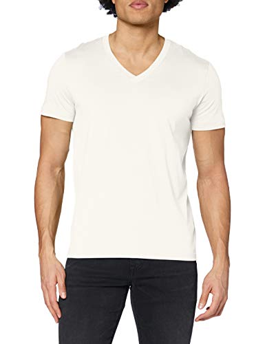 Stedman Apparel Herren James (V-Neck)/ST9210 Premium T-Shirt, Off-White (Winter White), M von Stedman Apparel