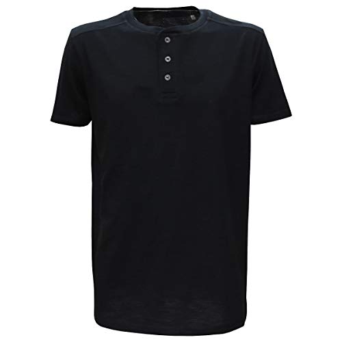 Stedman® Shawn Henley T-shirt for men, Größe:XXL, Farbe:Black Opal von Stedman